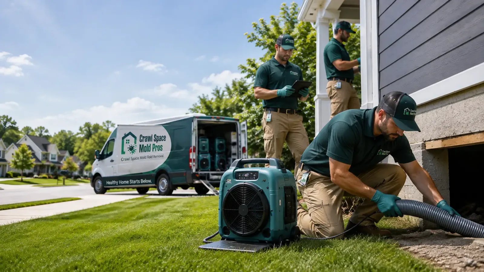 Crawl Space Mold Removal in Killduff, IA
